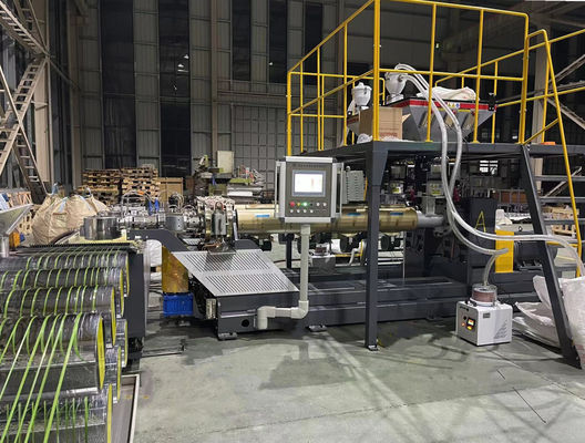 주문 인공 먹이풀 방사에서 선상저밀도폴리에틸렌 단일 필라멘트 압출기 기계 연속 미세섬유 online manufacture